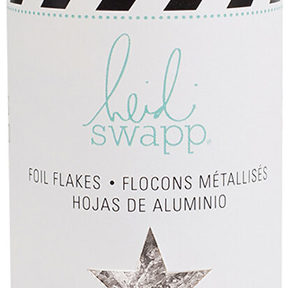 American Crafts Heidi Swapp Foil Flakes .18oz - Silver