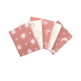 Craft Cotton Company The Sky Above FQ Bundle - The Sky Above Blush