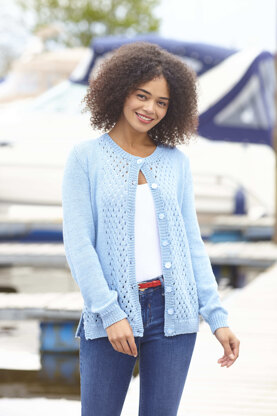 Sweater & Cardigan in King Cole Cottonsmooth DK - 5749pdf - Downloadable PDF