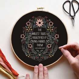 Gingiber Humblest Task Embroidery Sampler
