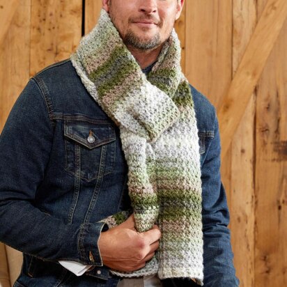 Woodland Crochet Scarf in Premier Yarns Colorfushion Chunky - Downloadable PDF