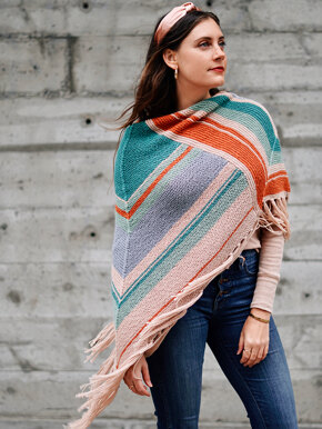 Lois Piano Shawl by Alexandra Tavel - Shawl Knitting Pattern For Women in The Yarn Collective