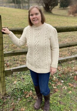 Bonnie's Aran Cabled Sweater