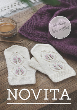 Women's Lace Mittens in Novita Natura & 7 Veljestä - Downloadable PDF