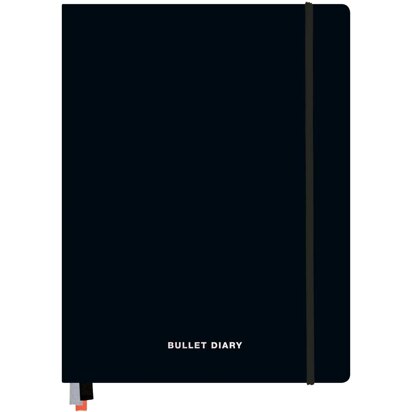 Rico Bullet Journal Black 16 x 21cm Hardcover 196 pages