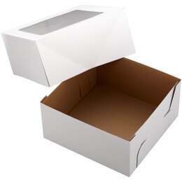 Wilton 12-Inch Cake Box with Window for 10-Inch Cake, 2-Piece Set