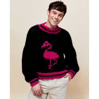 Made with Love - Tom Daley Flamin-GO For It L-XL Jumper Knitting Kit