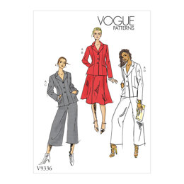 Vogue Misses'/Misses' Petite Jacket, Skirt and Pants V9336 - Sewing Pattern