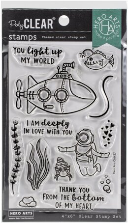 Hero Arts Clear Stamps 4"X6" - Deeply In Love