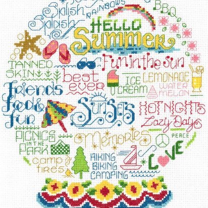 Imaginating Let's Have Fun in the Sun Cross Stitch Kit