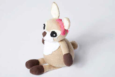 Dotty the Fawn Toy in Caron Simply Soft and Bernat Pipsqueak - Downloadable PDF