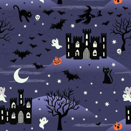 Lewis & Irene Castle Spooky – Castle Spooky On Night Blue