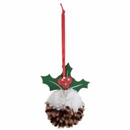 Trimits Pom Pom Decoration Kit: Christmas Pudding