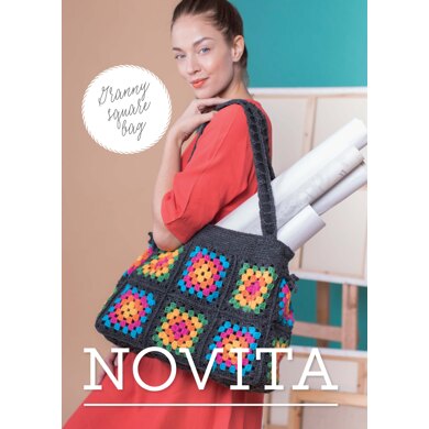 Granny Square Bag in Novita 7 Veljestä - Downloadable PDF