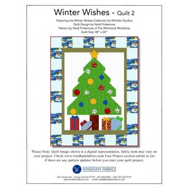 Windham Fabrics Christmas Morning  from Winter Wishes - Downloadable PDF
