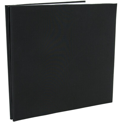 American Crafts Colorbok Post Bound Fabric Album 12"X12" - Black
