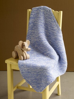 Neptune Baby Throw in Lion Brand Babysoft - Downloadable PDF