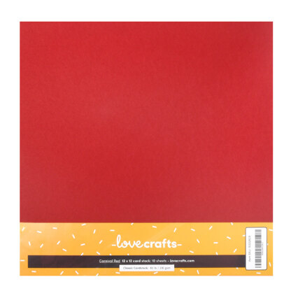 LoveCrafts Classic Cardstock 80lb 12" x 12" 10 Pack