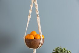 Wool Couture Fruit Fitch Macrame Bowl Hanger DIY Macrame Kit