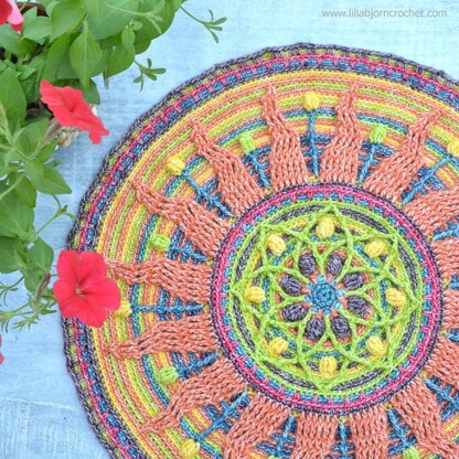 Sunny Mandala Overlay Crochet
