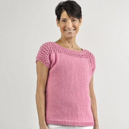 Fritillary - Top Knitting Pattern For Women in Valley Yarns Hawley by Valley Yarns