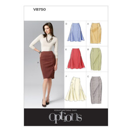 Vogue Misses' Skirt V8750 - Sewing Pattern