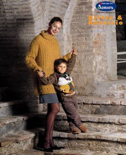 Boy Pullover with Embriodery in Adriafil Globe Uni - Downloadable PDF