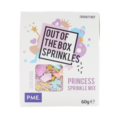 PME Cake Out Of The Box Sprinkle Mix- Princess 60g