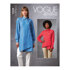 Vogue Misses' Shirt V1678 - Paper Pattern, Size Y (XSM-SML-MED)