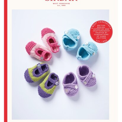 Shoes in Sirdar Snuggly Baby Cashmere Merino DK - 5249 - Downloadable PDF