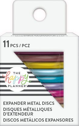 The Happy Planner Metal Expander (BIG) Discs 1.75" 11/Pkg - Rainbow
