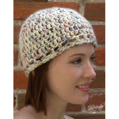 Crochet Hat in Plymouth Yarn Baby Alpaca Grande Hand Dye - F600