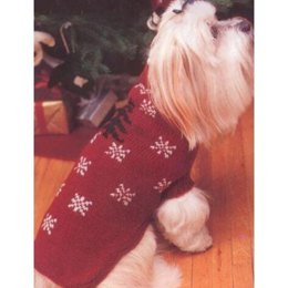 Festive Dog Coat in Patons Decor