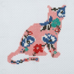 Trimits Cat Cross Stitch Kit - 13 x 13cm