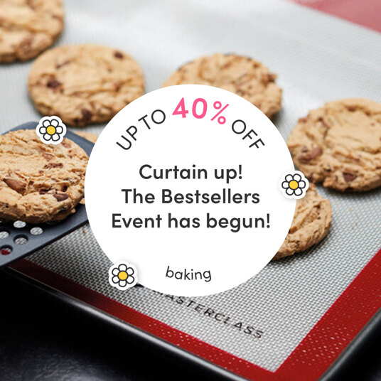 Up to 40 percent off baking bestsellers!