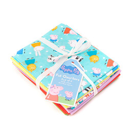 LoveCrafts Fat Quarter Stoffpaket Family Favourites – Peppa Wutz