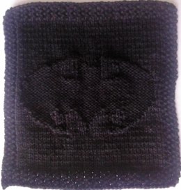 Batman Knitted Dishcloth Pattern