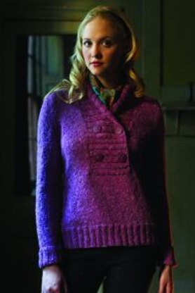 Jeanne Cardigan in Debbie Bliss Donegal Luxury Tweed Aran - WE06