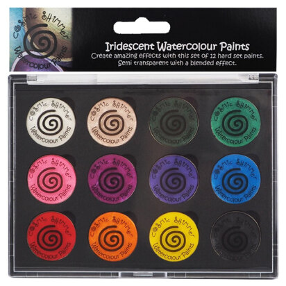 Cosmic Shimmer Iridescent Watercolour Palette Set 2 Carnival Brights