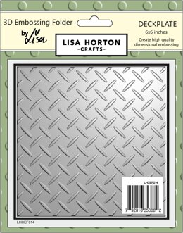 Lisa Horton 3D Embossing Folder - Deckplate