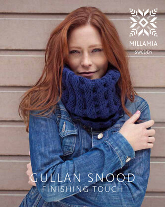 "Gullan Snood" - Snood Knitting Pattern in MillaMia Naturally Soft Aran