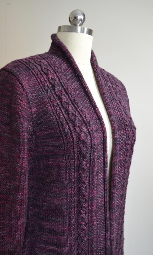 Rhinecliff Cardigan Knitting pattern by Valerie Hobbs