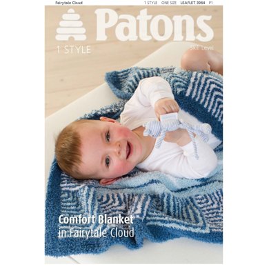 Comfort Blanket in Patons Fairytale Cloud