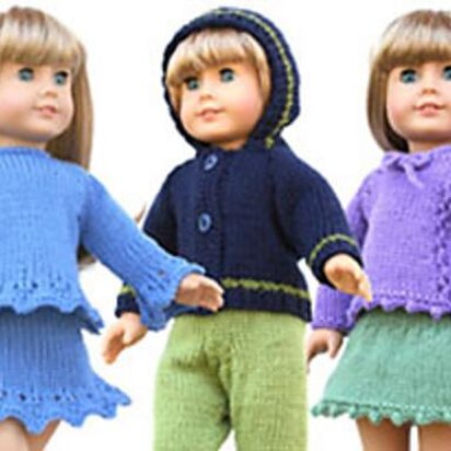 18" Doll Sweaters, Collection Three