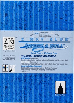 Zig 2-Way Glue Pen 12/Pkg - Squeeze & Roll