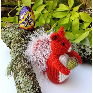 Little Red Squirrel Nutkin - Creme Egg Cover