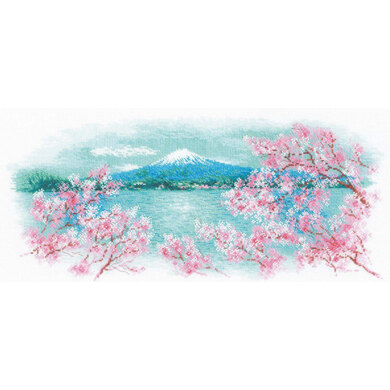 Riolis Sakura - Fuji Cross Stitch Kit