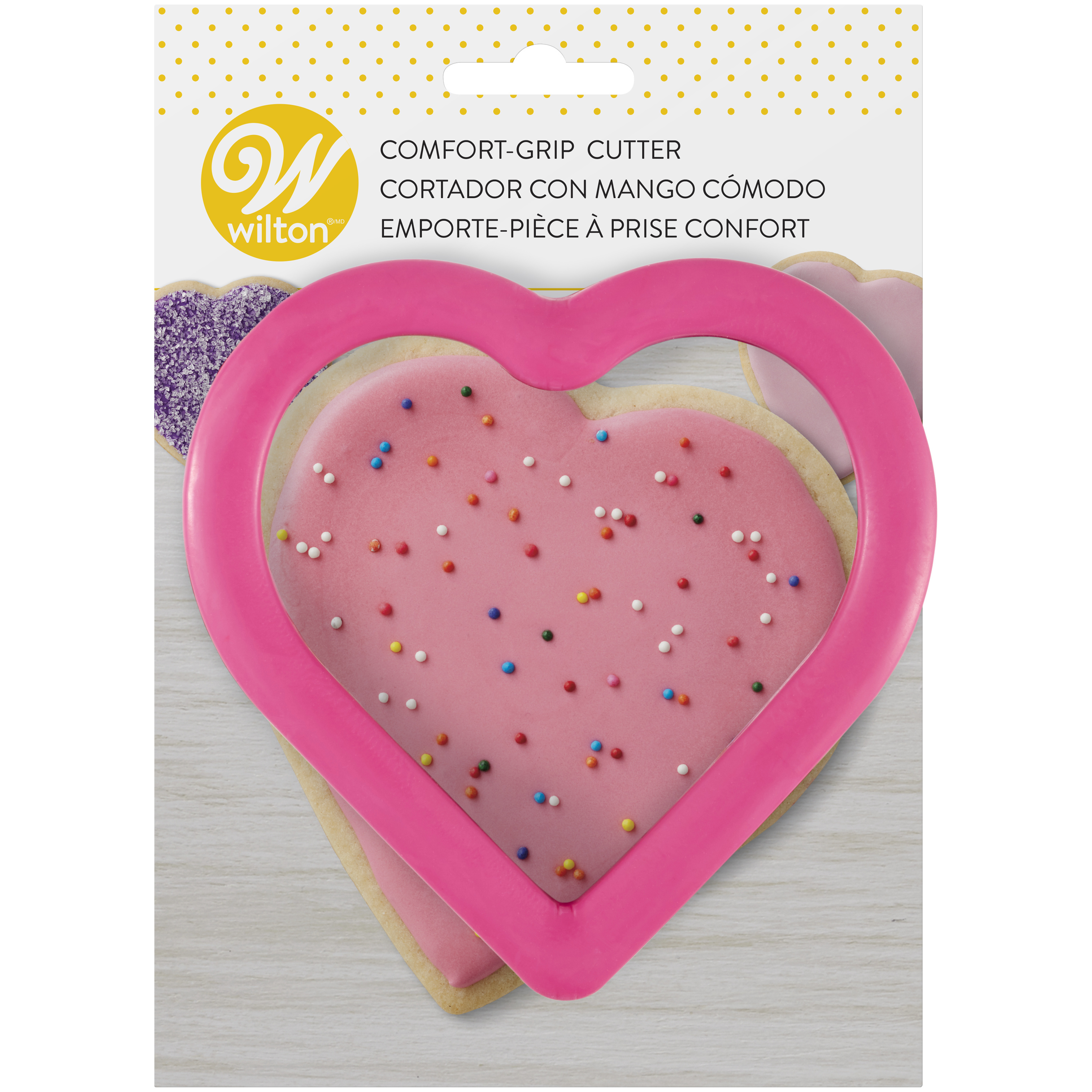 Wilton Comfort Grip Cookie Cutter Large Heart 4" 