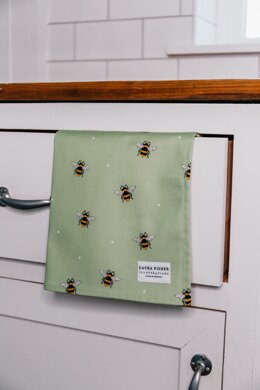 Laura Fisher Honey Bee Cotton Tea Towel