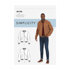 Simplicity Men's Jacket S9190 - Paper Pattern, Size AA (34-36-38-40-42)